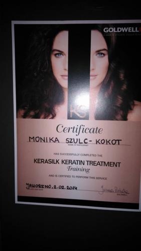 certyfikat Monika Szulc
